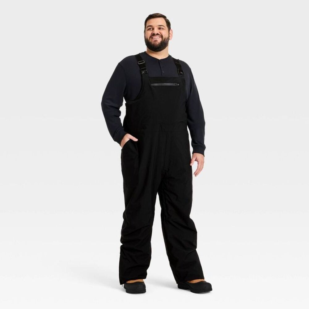 Men's Big Snowsport Waterproof Bib - All In Motion Black 5XL